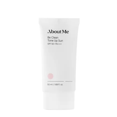 About me - Be Clean Tone Up Sun SPF50+ PA++++ - Leichte Tonisierungscreme mit physikalischen Filtern - 50ml