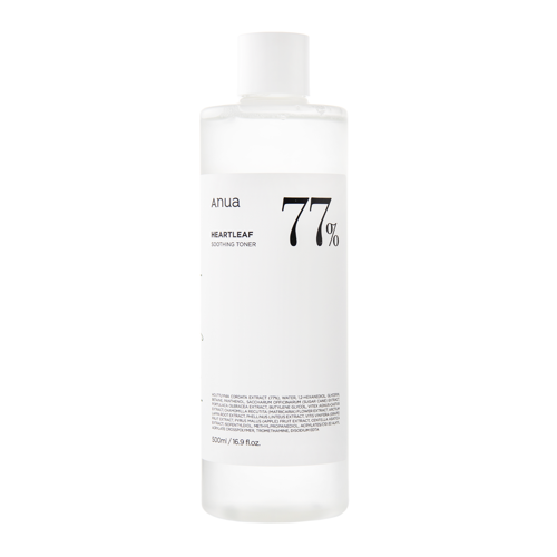 Anua - Heartleaf 77% Soothing Toner - Linderndes Gesichtswasser - 500ml