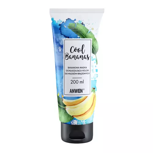 Anwen - Cool Bananas - Farbkühlende Maske für braunes Haar - 200ml