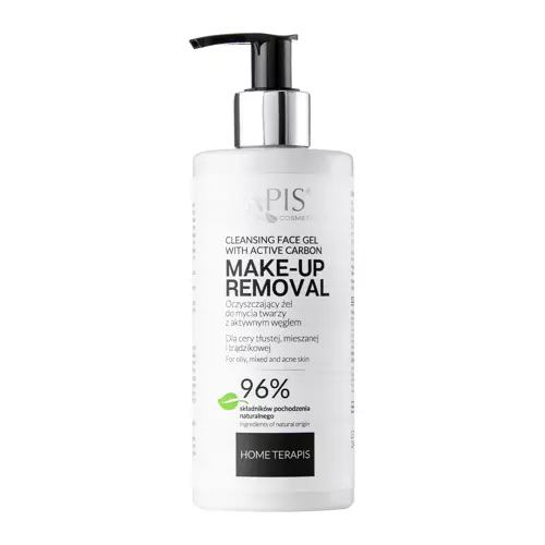 Apis - Cleansing Face Gel with Active Carbon -Reinigungsgel mit Aktivkohle für die Gesichtsreinigung - 300ml