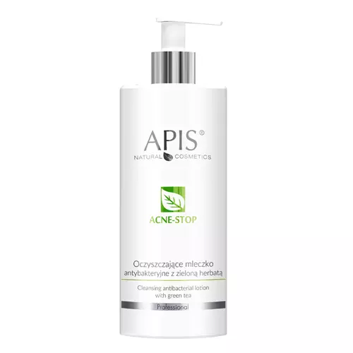 Apis - Professional - Acne-Stop - Cleansing Antibacterial Lotion with Green Tea  -  Reinigende antibakterielle Milch mit grünem Tee - 500ml