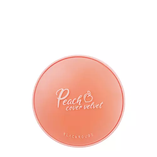 Black Rouge - Peach Cover Velvet Cushion SPF50+/PA++++ - Abdeckende Kissen-Foundation - Peach Toktok - 14g