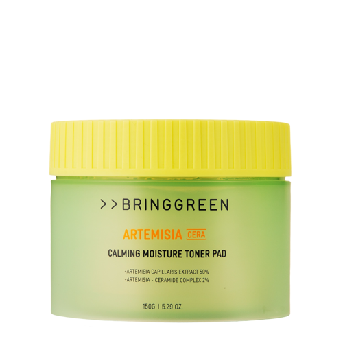 Bring Green - Artemisia Cera Calming Moisture Toner Pad  - Feuchtigkeitsspendende Gesichtspads mit Artemisia- 90Stk.