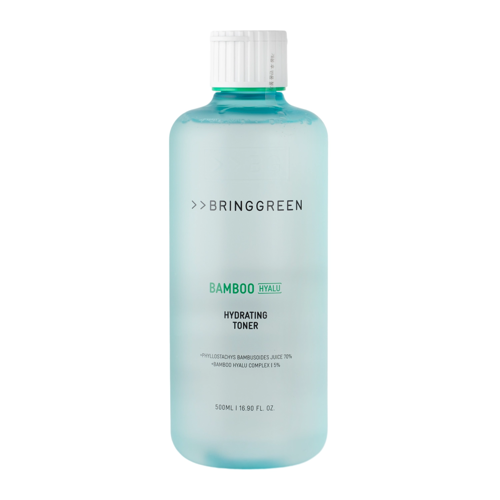 Bring Green - Bamboo Hyalu Hydrating Toner Jumbo - Gesichtswasser mit Bambussaft - 500ml