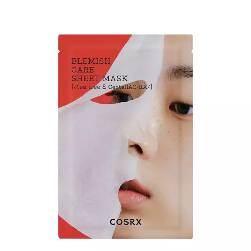 COSRX - AC Collection Blemish Care Sheet Mask - Tuchmaske zur Bekämpfung von Hautunreinheiten mit Teebaumextrakt  - 26g