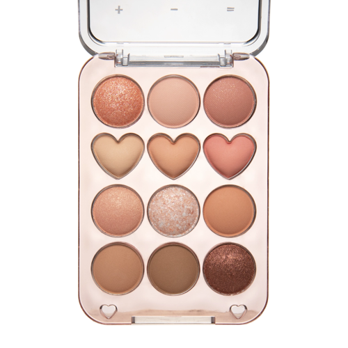 Colorgram - Pin Point Eyeshadow Palette - Lidschattenpalette - 01 Peach + Coral - 9.9g