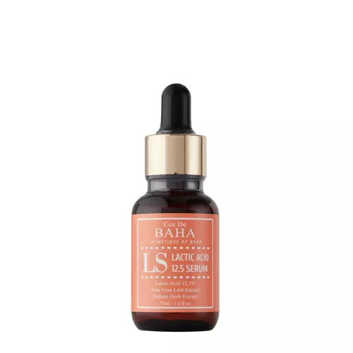 Cos De BAHA - LS Lactic Acid 12.5 Serum - Glättendes Gesichtsserum mit 12,5% Milchsäure - 30ml