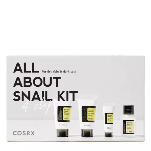 Cosrx - All About Snail Kit 4-Step - Gesichtspflegeset mit Schneckenschleim