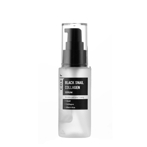 Coxir - Black Snail Collagen Serum - Anti-Falten Gesichtsserum mit Schneckenschleim - 50ml