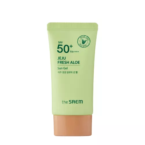 Das SAEM - Jeju Fresh Aloe Sun Gel - SPF50+ PA++++ - schützende Gesichtscreme mit Aloe Vera - 50g