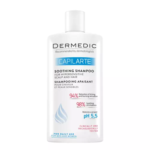 Dermedic - Capilarte - Linderndes Shampoo für Haare und überempfindliche Kopfhaut - 300ml