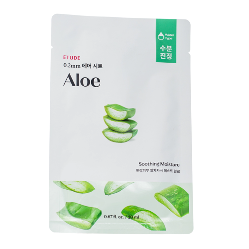 Etude House - 0.2mm Therapy Air Mask - Aloe - Maske mit Aloe-Vera-Extrakt - 20ml