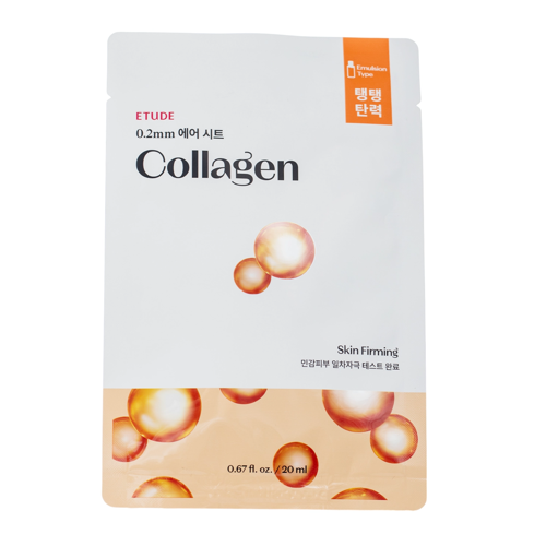 Etude House - 0.2mm Therapy Air Mask - Collagen - Nährende Kollagen-Maske - 20ml