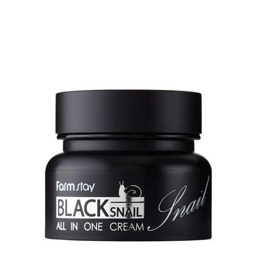 Farmstay - Black Snail All-In-One Cream - Revitalisierende Gesichts- und Dekolletécreme mit afrikanischem Schneckenschleimfiltrat - 100ml