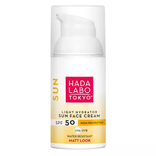 Hada Labo Tokyo - Light Hydrator Sun Face Cream - SPF50 - Wasserdichte, feuchtigkeitsspendende Gesichtscreme - 50ml