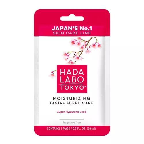 Hada Labo Tokyo - Moisturising Facial Sheet Mask -Tiefenwirksame Feuchtigkeitsmaske aus Stoff - 20ml