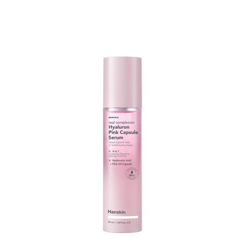 Hanskin - Real Complexion Hyaluron Pink Capsule Serum - Feuchtigkeitsspendendes Gesichtsserum - 50ml