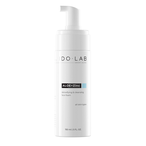 Ido Lab - Aloe+ZN - Entgiftender und reinigender Gesichtsreinigungsschaum - 150ml