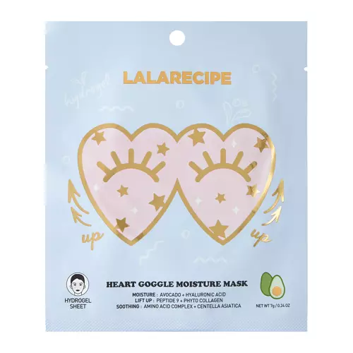 LalaRecipe - Heart Goggle Moisture Mask - Hydrogel Augenmaske - 7g