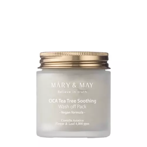 Mary&May - CICA Tea Tree Soothing Wash off Pack - Tonerdemaske - 125g