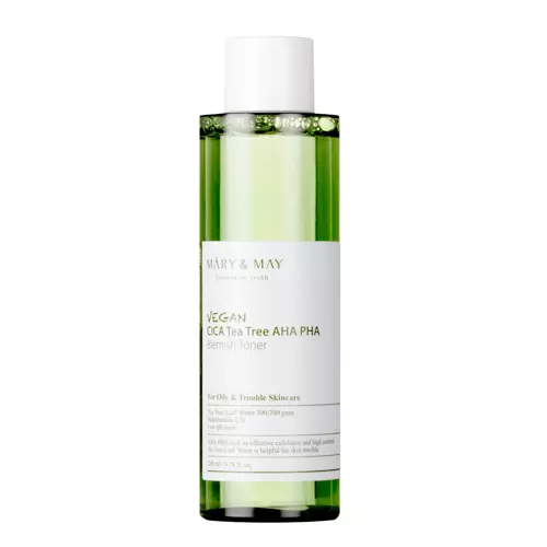 Mary&May - Vegan CICA Tea Tree AHA PHA Toner - Veganes Säure-Gesichtswasser - 200ml