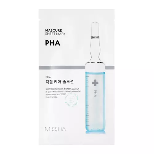 Missha - Mascure Peeling Solution Sheet Mask - PHA - PHA-Säure Tuchmaske - 28ml