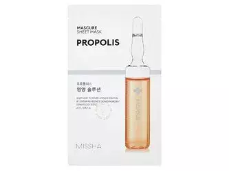 Missha - Mascure Propolis Nutrition Sheet Mask - Propolis Tuchmaske - 28ml