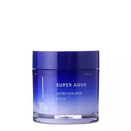 Missha - Super Aqua - Ultra Hyalron Cream - Feuchtigkeitsspendende Gesichtscreme - 70ml