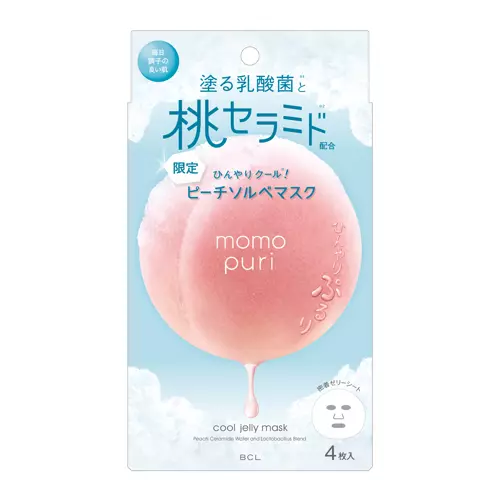 Momopuri - Cool Jelly Mask - Kühlendes Masken-Set - 4x22ml