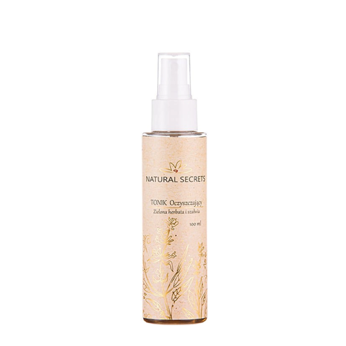 Natural Secrets - Reinigendes Gesichtswasser - Grüner Tee und Salbei - 100ml