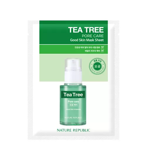 Nature Republic -  Good Skin Tea Tree Mask Sheet - Tuchmaske mit Teebaumöl - 24g