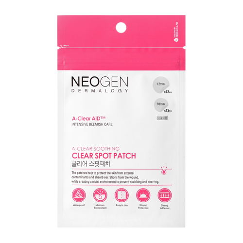 Neogen - Dermalogy A-Clear Soothing Clear Spot Patch - Lindernde Ekzem-Pflaster - 24pcs