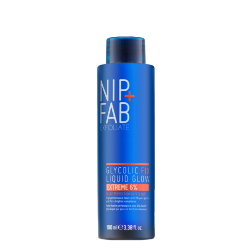 Nip+Fab - Glycolic Fix 6% Glow Toner - Peeling Gesichtswasser mit Glykolsäure - 100ml