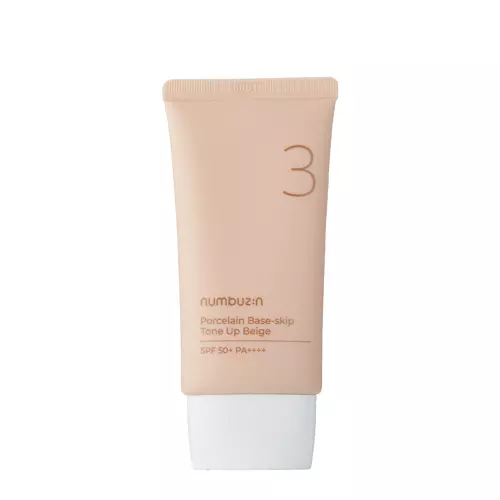 Numbuzin - Porcelain Base-skip Tone Up Beige - Tonisierende 3-in-1-Creme - No.3 - 50ml