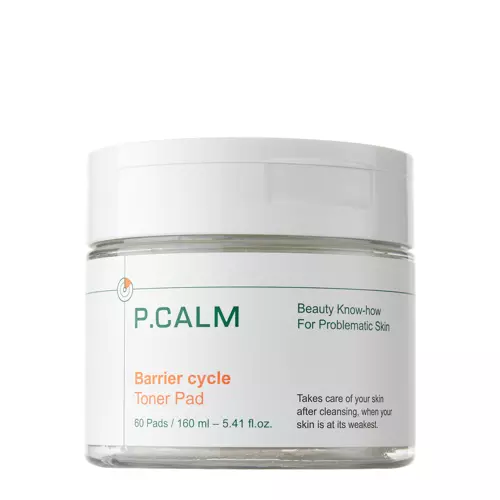 P.Calm - Barrier Cycle Toner Pad - Linderndes Gesichtswasser in Pads - 60Stk/160ml