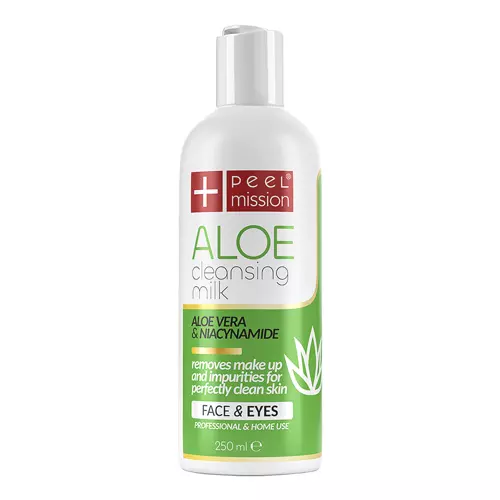 Peel Mission - Aloe Cleansing Milk Face & Eyes - Sanfte Make-up-Entfernungsmilch - 250ml