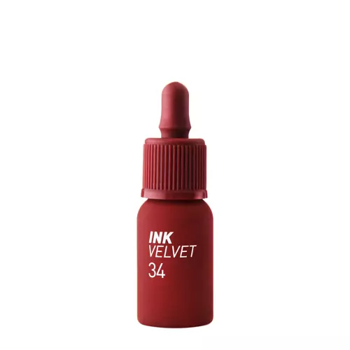 Peripera - Ink The Velvet - Lip Tint - 34 Smoky Red - 4g