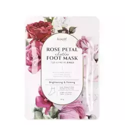 Petitfee - Koelf Rose Petal Satin Foot Mask - Fußmaske - 2Stk.