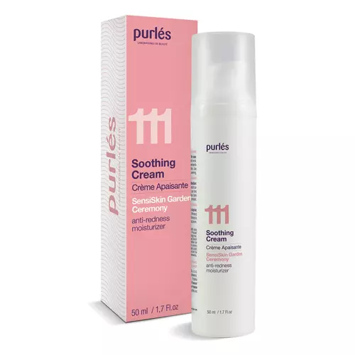 Purles - 111 - Soothing Cream - Beruhigende und feuchtigkeitsspendende Creme für empfindliche und gefäßreiche Haut - 50ml