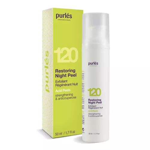 Purles - 120 - Restoring Night Peel - Exfoliations- und Stärkungscreme - 50ml