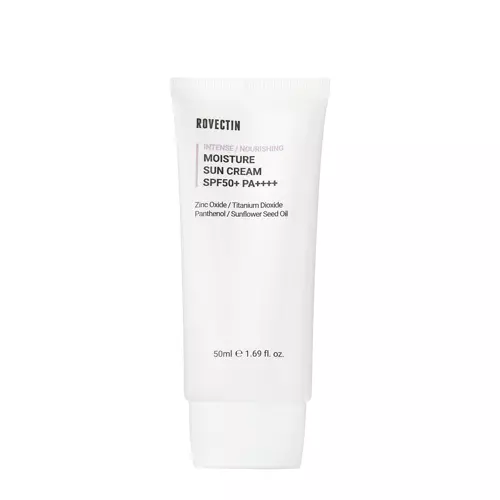 Rovectin - Intense Moisture Sun Cream SPF50+/PA++++ - Feuchtigkeitsspendende Gesichtscreme mit Filter - 50ml