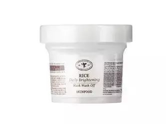 Skinfood - Rice Daily Brightening Mask Wash Off - Lindernde Gesichtsmaske aus Reis - 210g