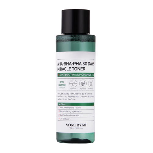 Some By Mi - AHA BHA PHA 30 Days Miracle Toner - Reinigendes Gesichtswasser mit AHA BHA PHA Säuren - 150ml