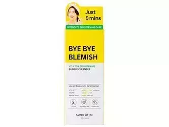 Some By Mi - Bye Bye Blemish Vita Tox Brightening Bubble Cleanser - Reinigender Gesichtsreinigungsschaum mit Vitaminen  - 120g