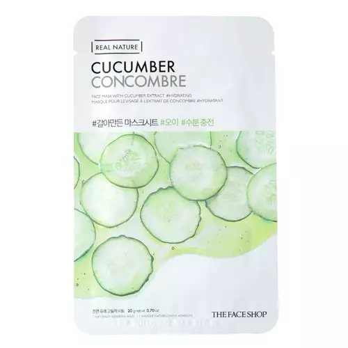 The Face Shop - Natural Mask - Cucumber- Tuchmaske mit Gurke - 20g