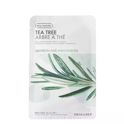 The Face Shop - Natural Mask - Tea Tree - Teebaumextrakt Tuchmaske - 20g