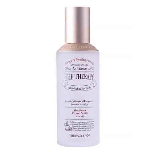 The Face Shop - The Therapy First Serum - Stark feuchtigkeitsspendendes Serum mit Meerwasser - 130ml