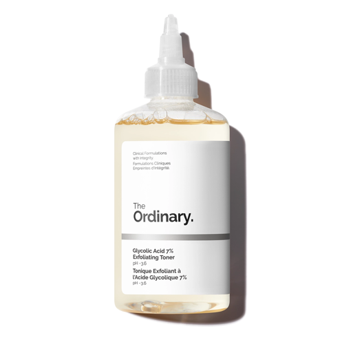 The Ordinary - Glycolic Acid 7% Exfoliating Toner - Peeling Gesichtswasser mit 7% Glykolsäure - 240ml