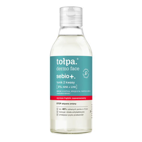 Tołpa - Dermo Face Sebio+ - 2 Säuren Gesichtswasser - 200ml