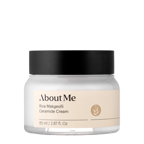 Über mich - Rice Makgeolli Ceramide Cream - Feuchtigkeitsspendende Gesichtscreme mit Ceramiden - 85ml